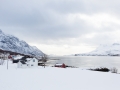 Landschap Lofoten Noorwegen; Landscape Lofoten Islands Norway